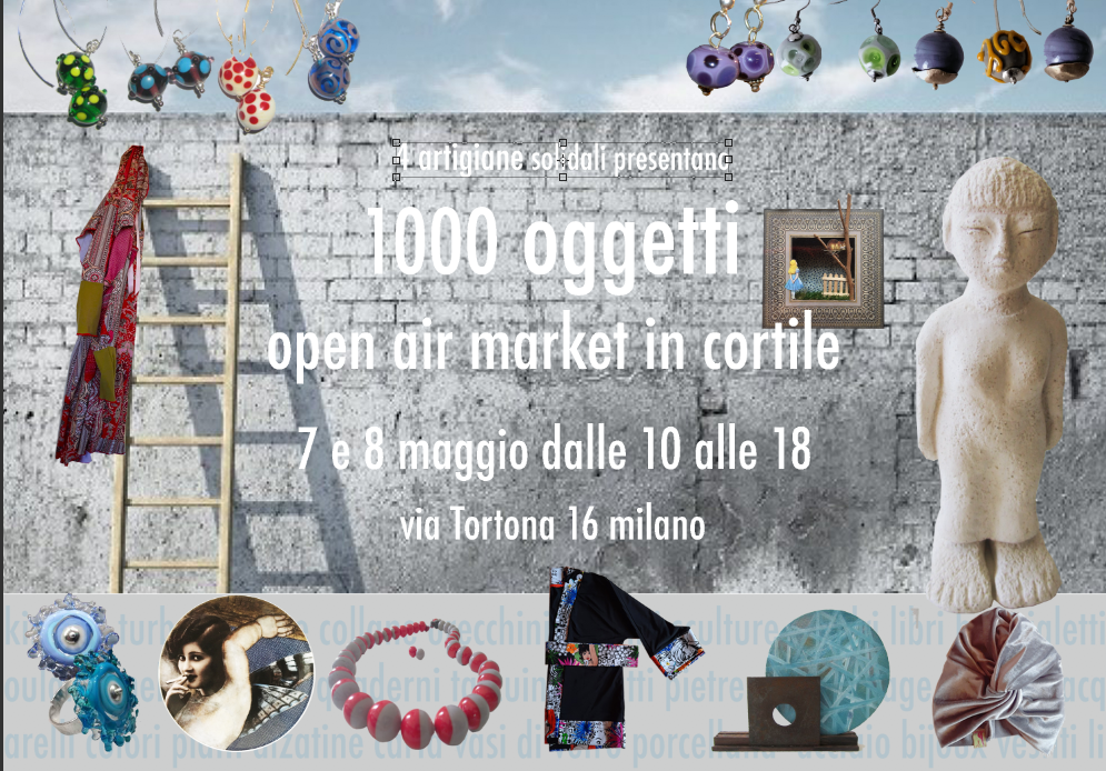 Mercatino solidale - Open Air Market in cortile