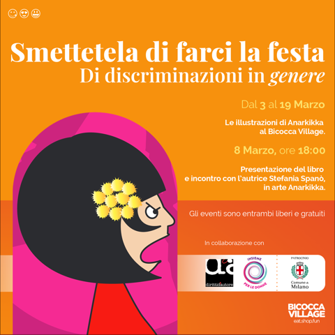 Mostra “Smettetela di farci la festa. Di discriminazioni in genere” @ Bicocca Village