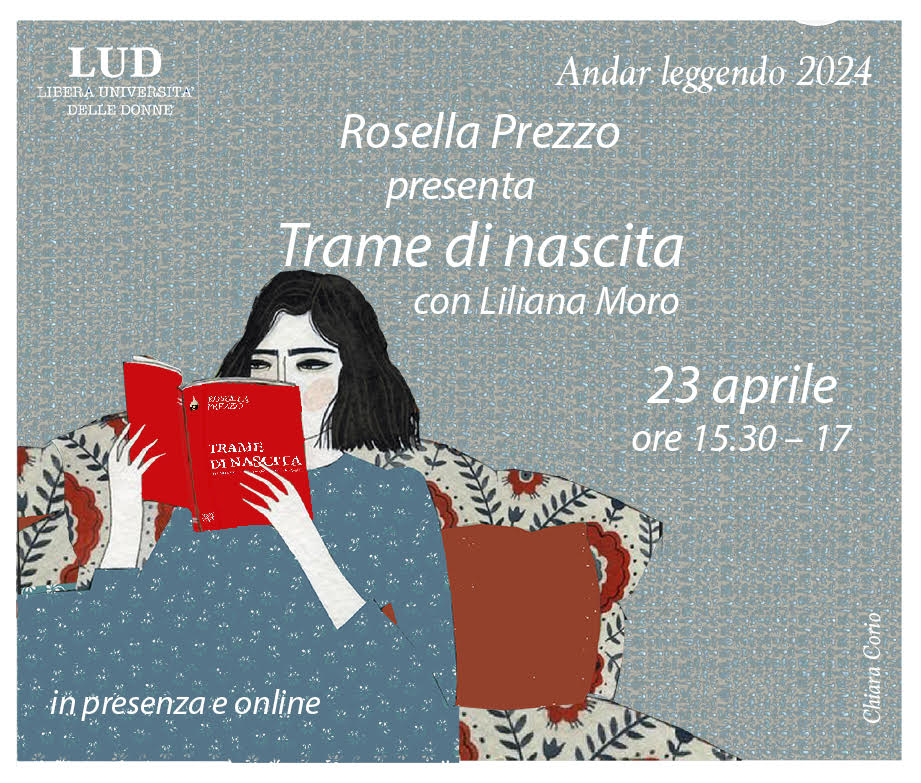 Presentazione on line del libro "Trame di nascita" di Rosella Prezzo @ Libera Università delle Donne